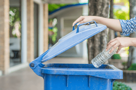 Sustainability Recycling Bin Plastic Bottle